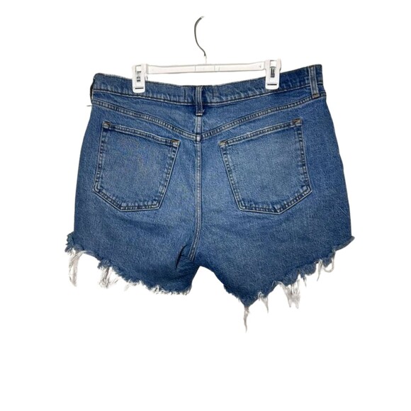 Abercrombie & Fitch The 90s Baggy Shorts Womens Size 33/16 Low Rise Button Fly - Picture 3 of 5